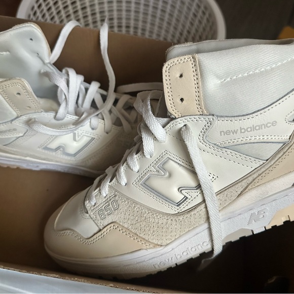 New Balance 650 Beige Men's Shoes - Picture 5 of 6